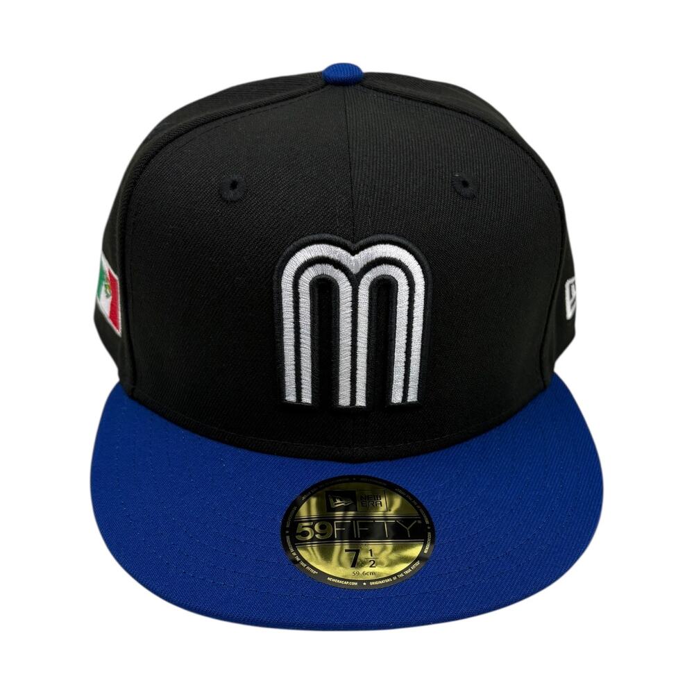 New Era 71/2 Mexico City Cap Black Blue 59FIFTY Fitted